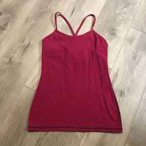 Lululemon Striped Racerback Tank